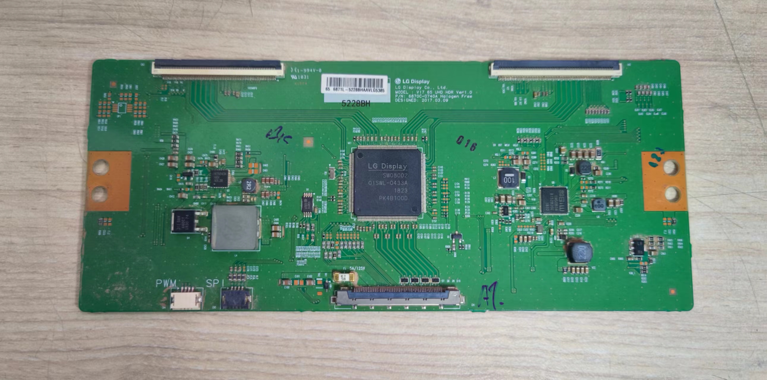 原装创维65M9 65G6海信LED65EC500U/680US逻辑板6870C-0740A测好