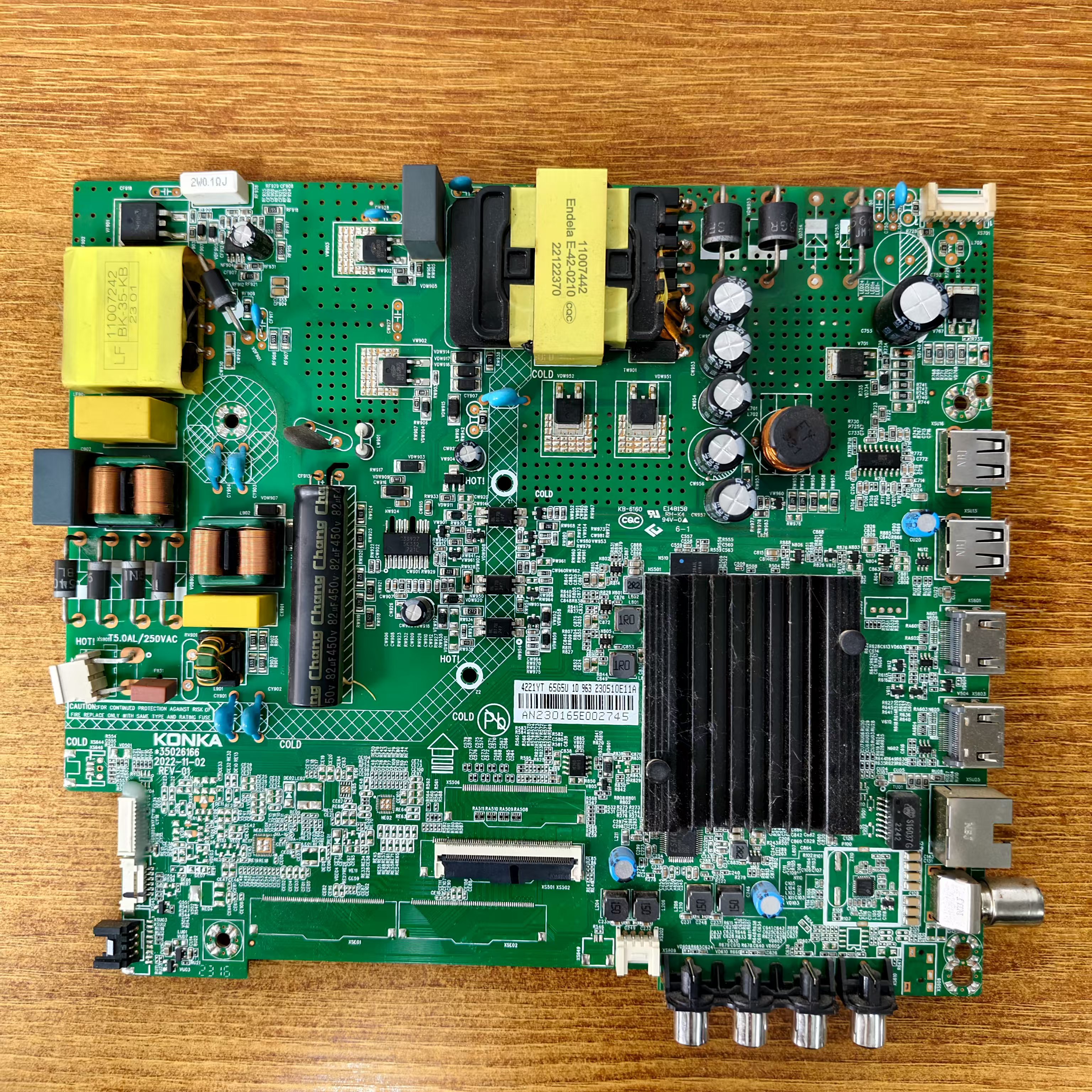 康佳LED65G5U液晶电视主板