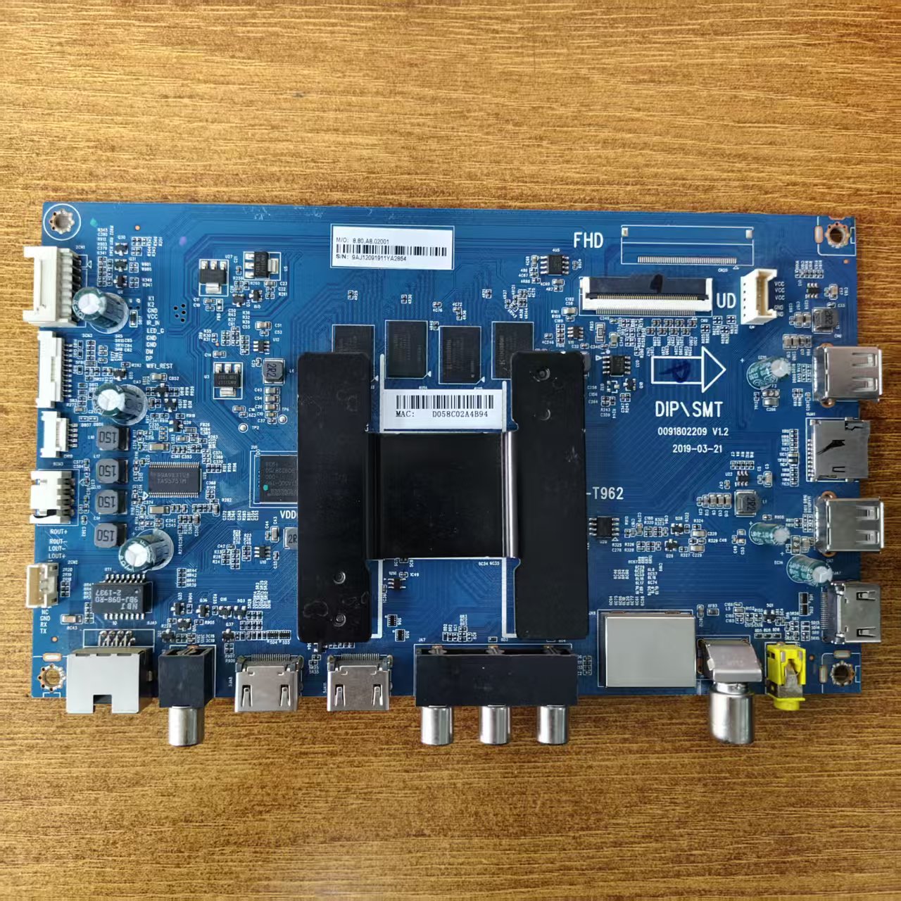 原装海尔LU50C51电视主板