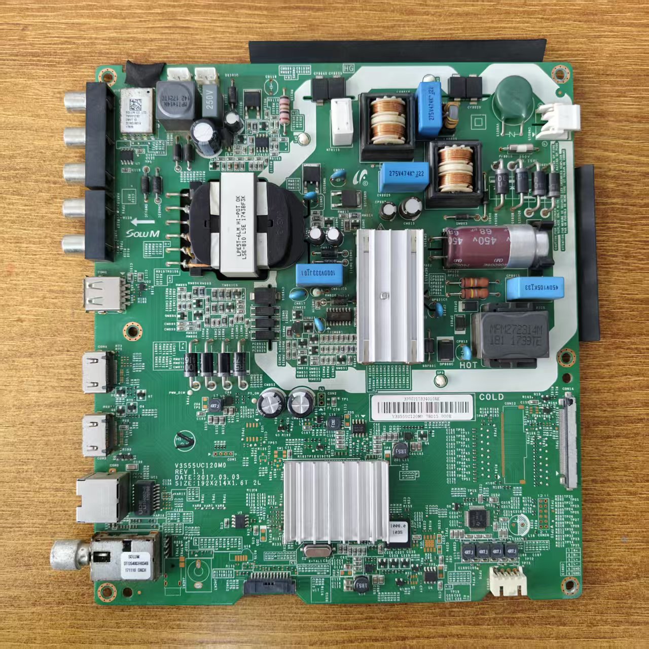 三星UA55MU6100JXXZ主板