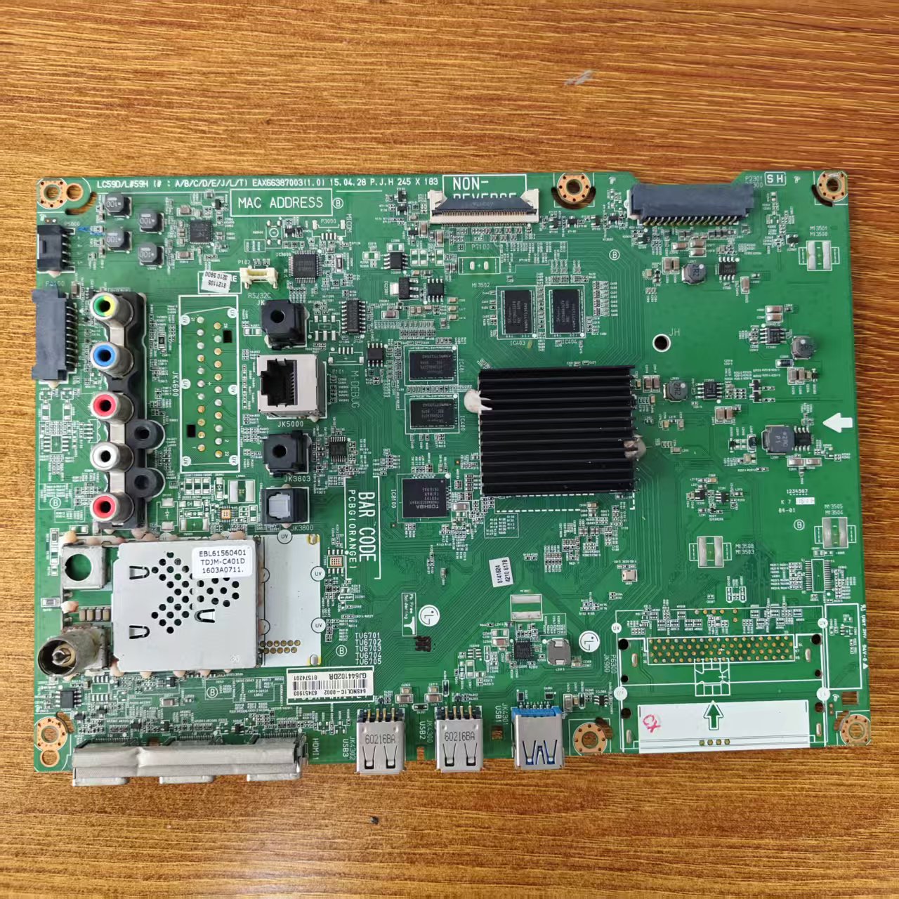 原装 LG 55UF8400 58UF8300-CA 49/55UF7702-CC主板EAX66387003屏