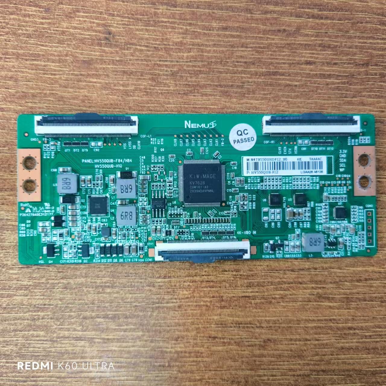 4K逻辑板HV550QUB-F84/H84白条码N4TP550UHDF12_B0 HV550QUB-F12