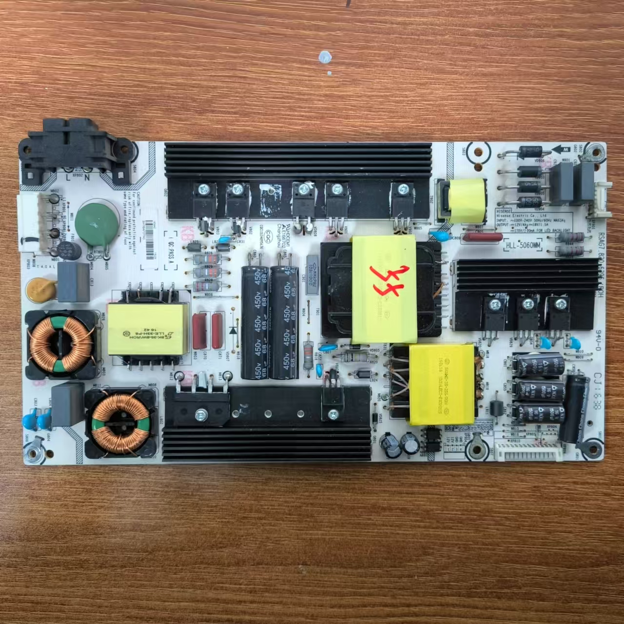 原装海信 LED55EC660US电源板RSAG7.820.6396 HLL-5060WM现货实拍