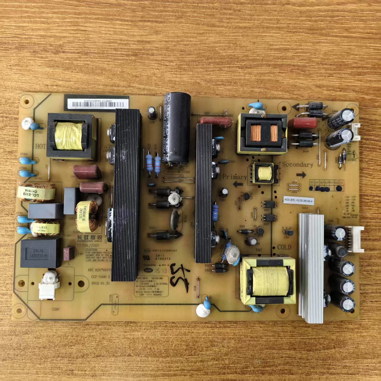 长虹55N1UD55D6000i电源板