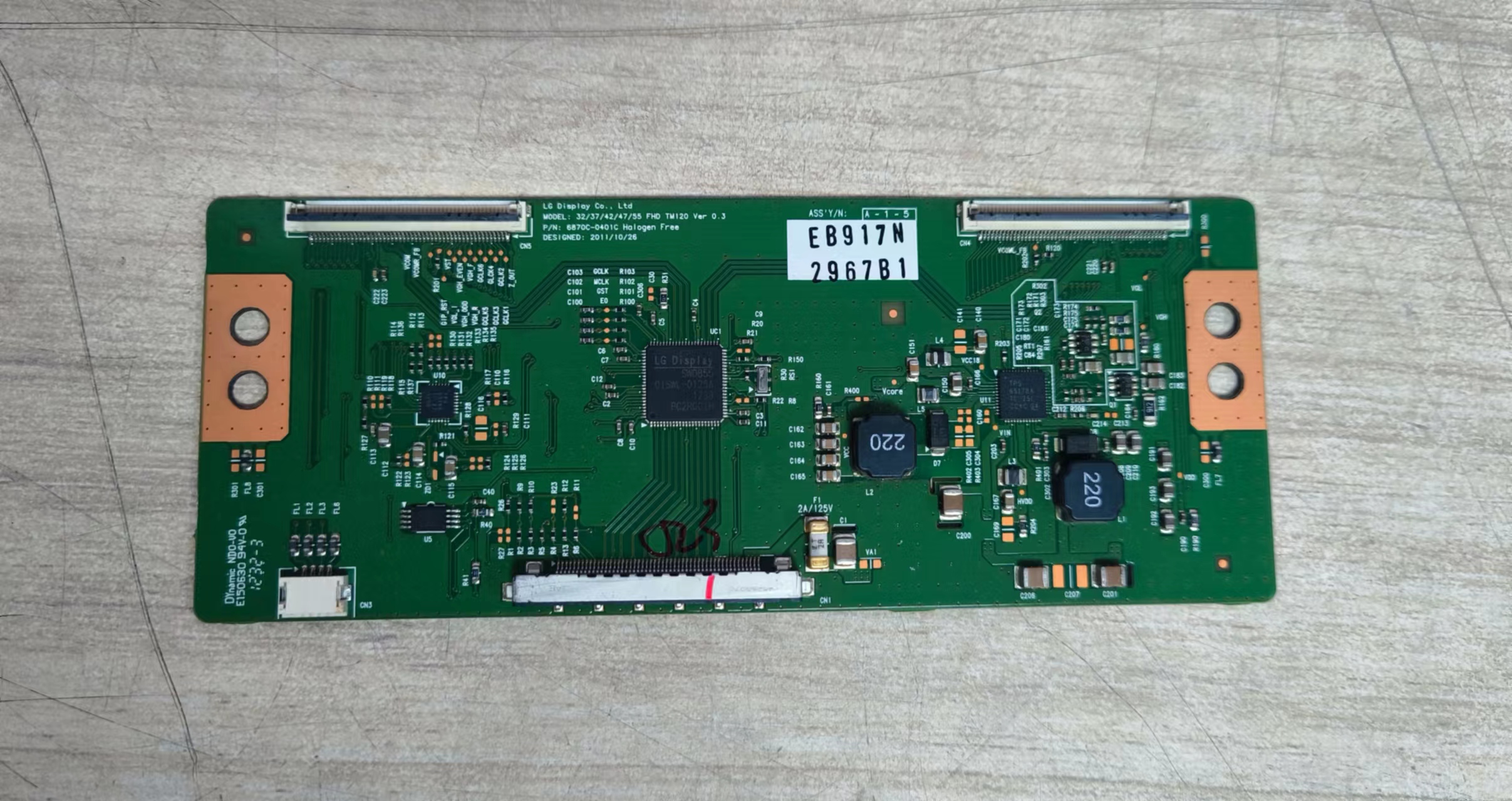 海尔LE55H5R3D逻辑板