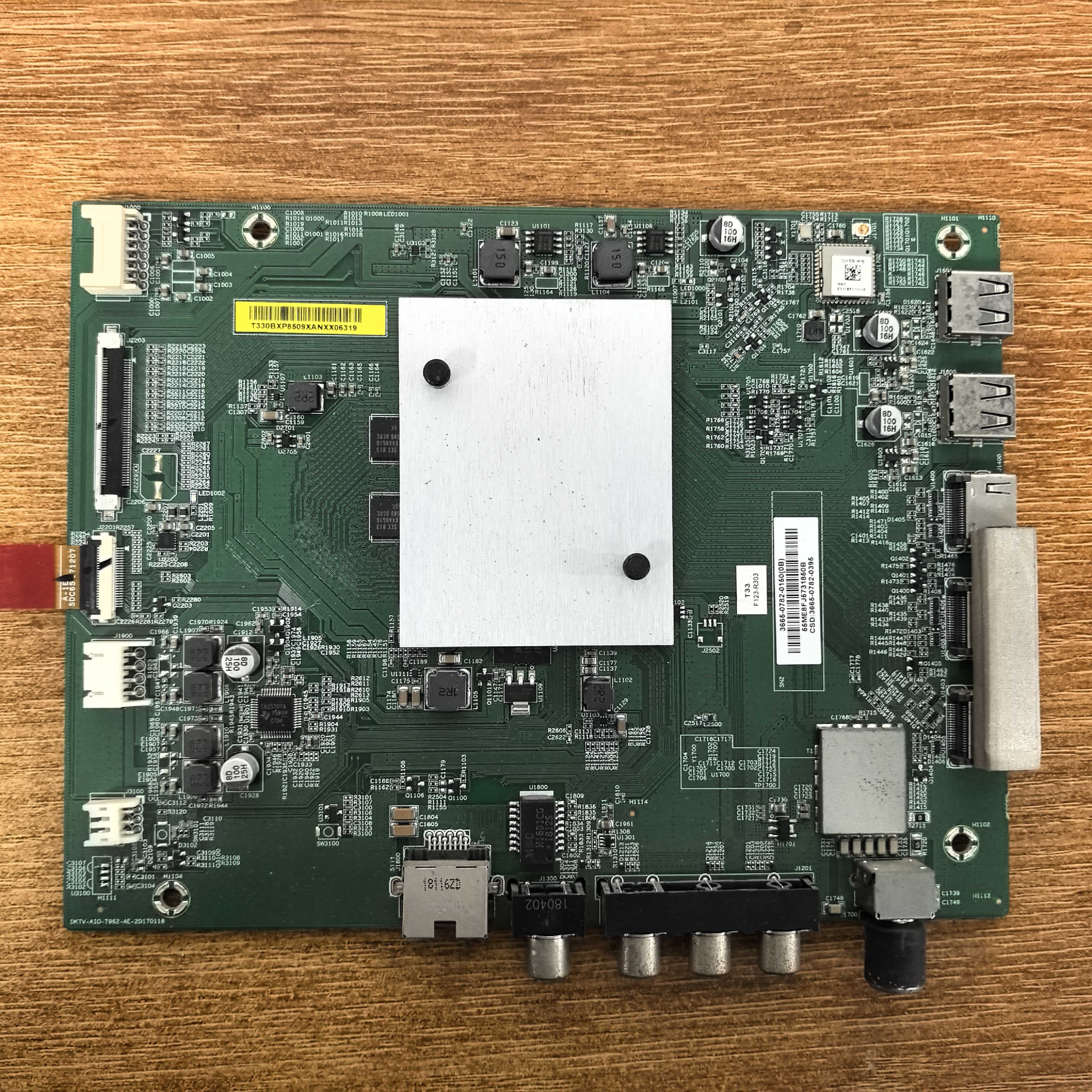 小米 L65M5-AD主板DKTV-AIO-T962-AE-20170118屏MI65TV-SDC测好发