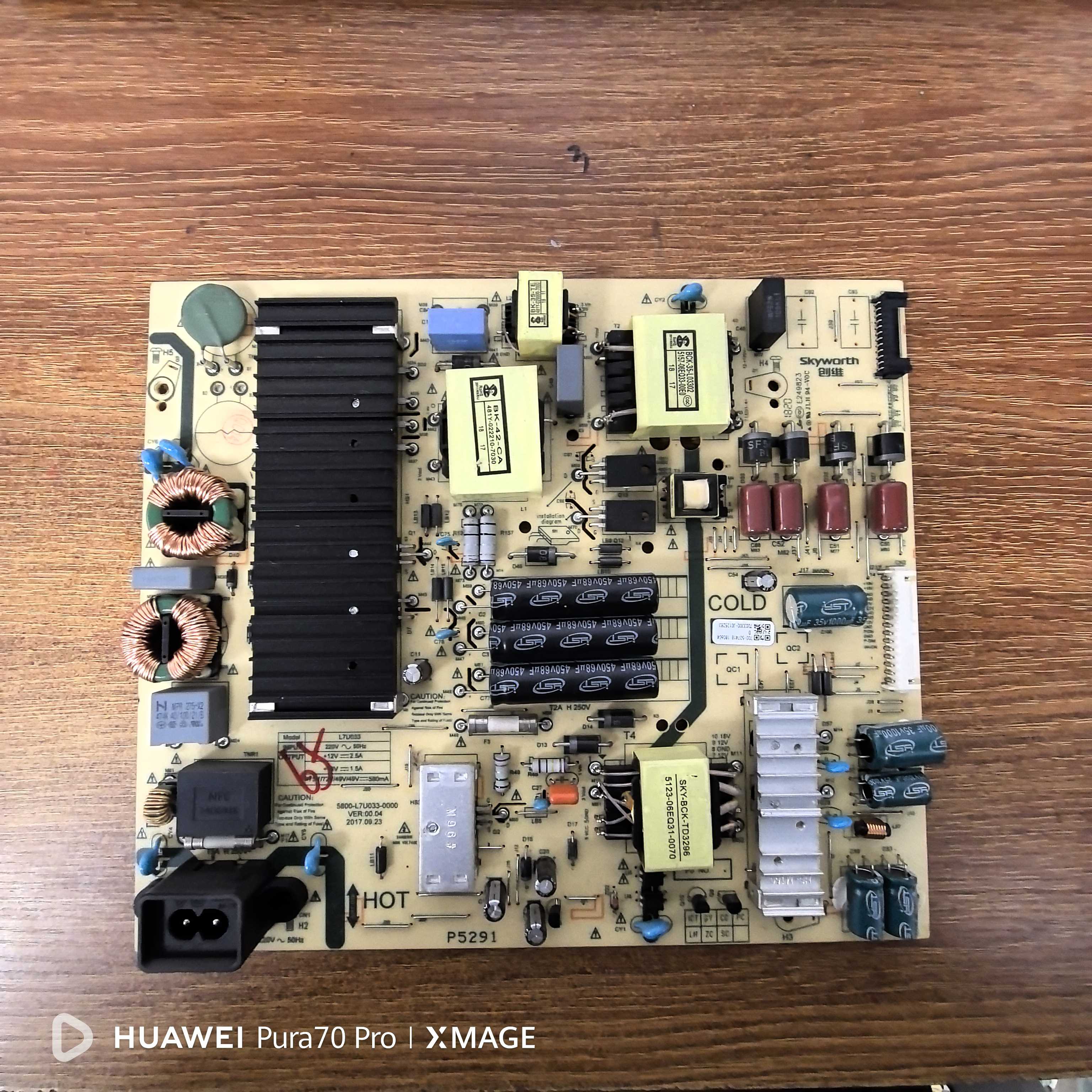 原装现货创维60MP 65MP 65M9 65K5C电源板5800-L7U033-0000实拍图