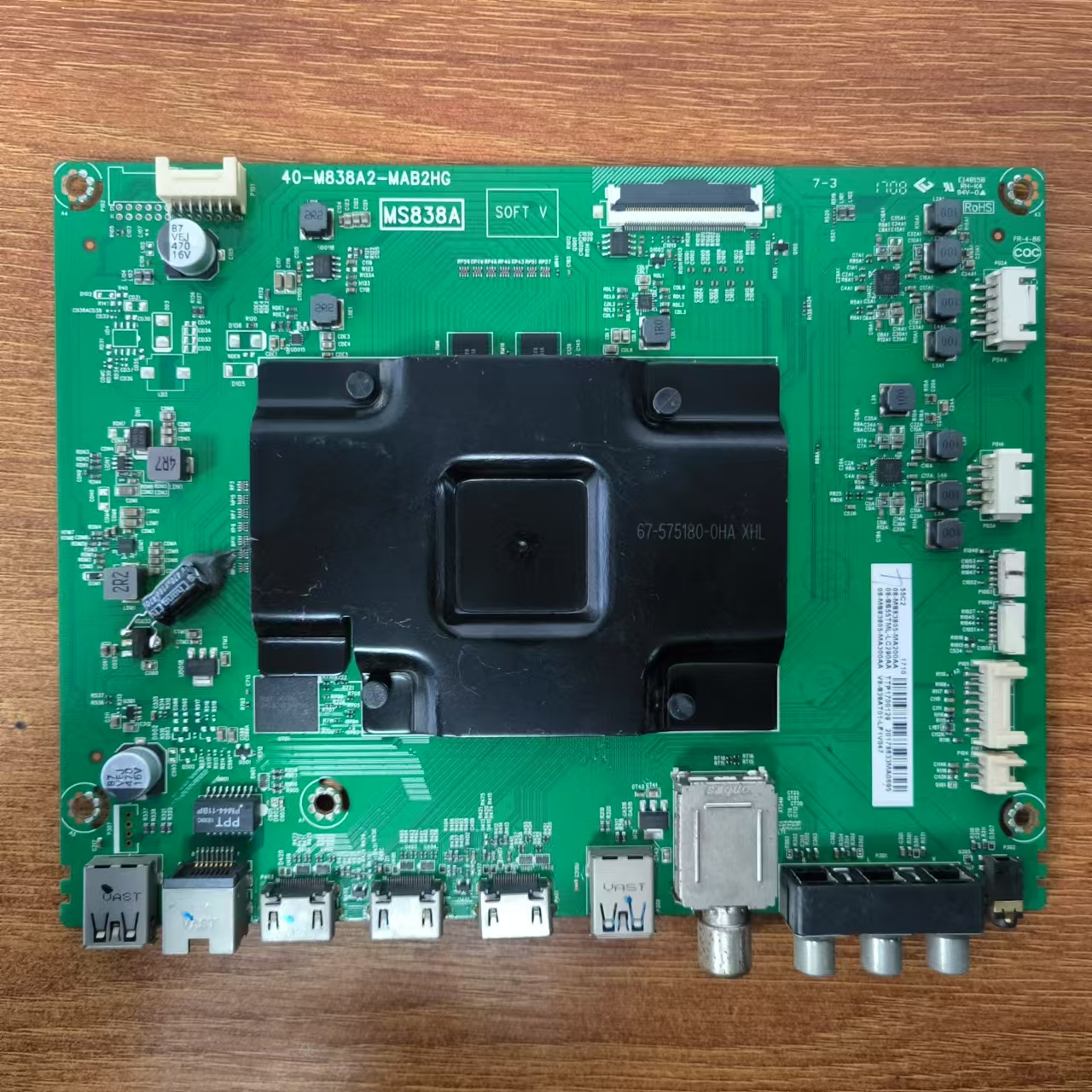 原装TCL 55C2液晶电视主板40-M838A2-MAB2HG配屏LVU550NE3L现货好