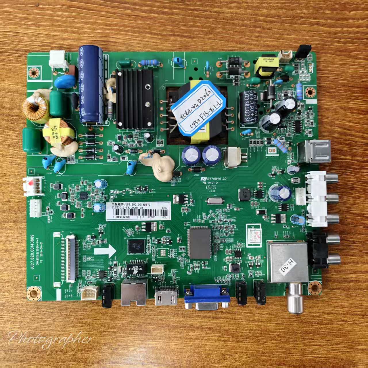 原装长虹43D2060 39/43D2060G/D电视主板JUC7.820.00140889配屏选