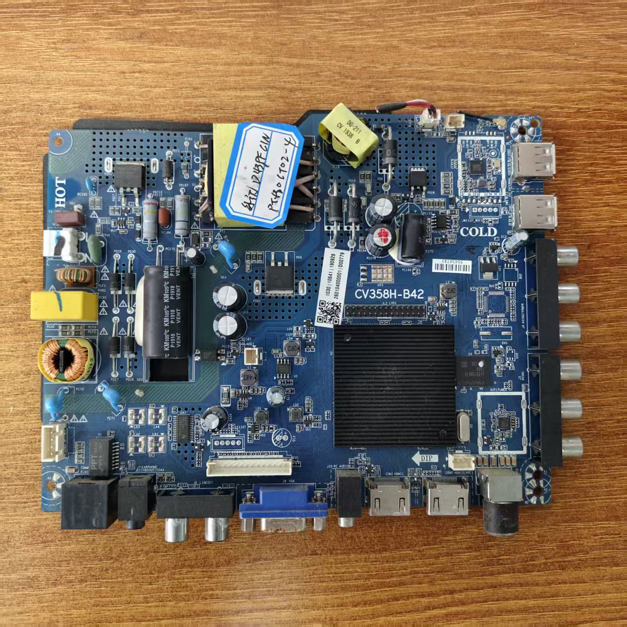 原装拆机乐视 D43PFCIN电视主板CV358H-B42配屏PT430CT02-4电路板