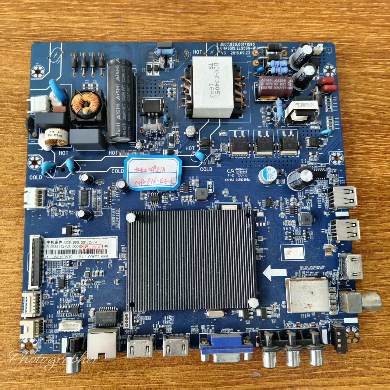 原装长虹49U1A电视主板