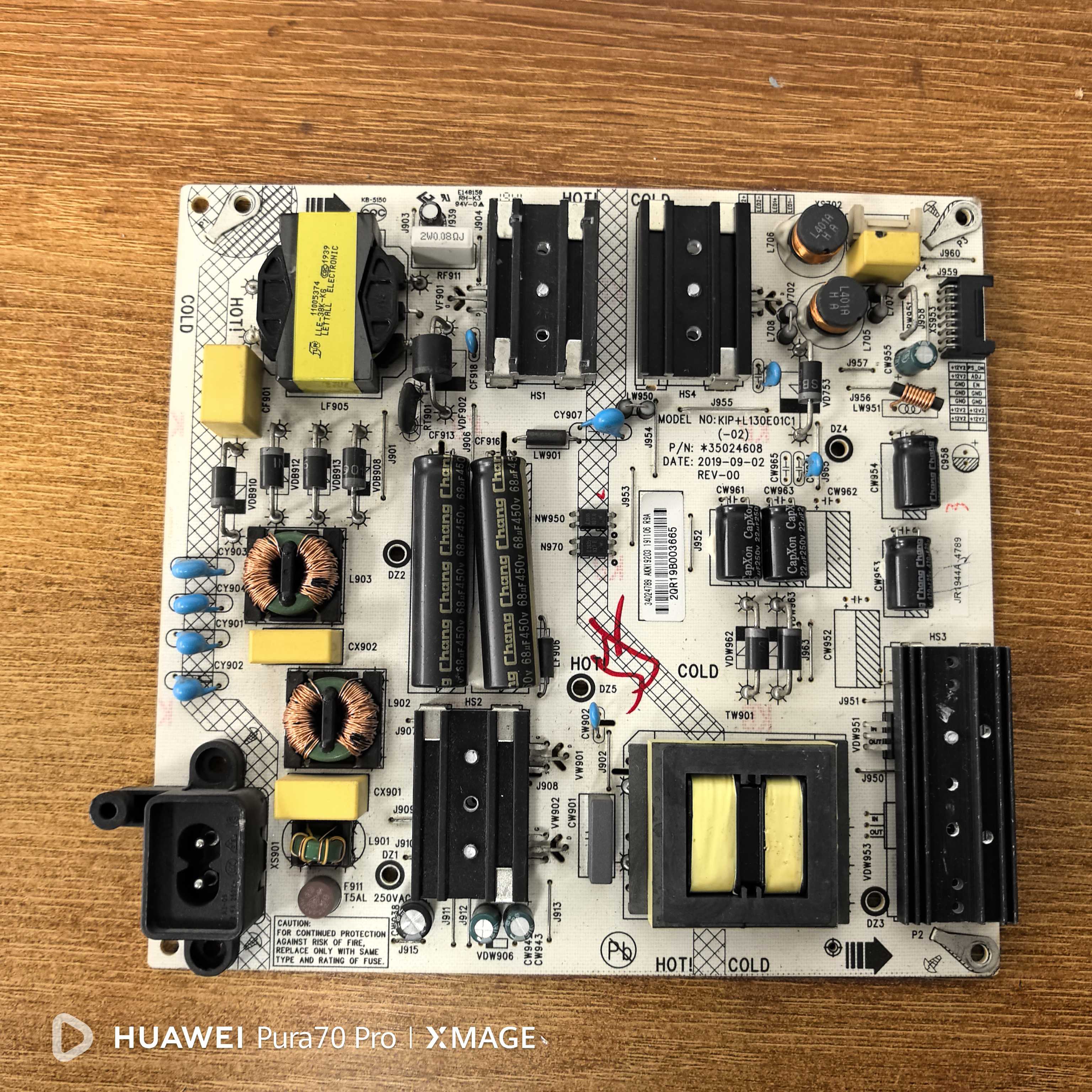 原装康佳 LED55K620 55U5 55G9Q电视电源板35024608 34024789实拍