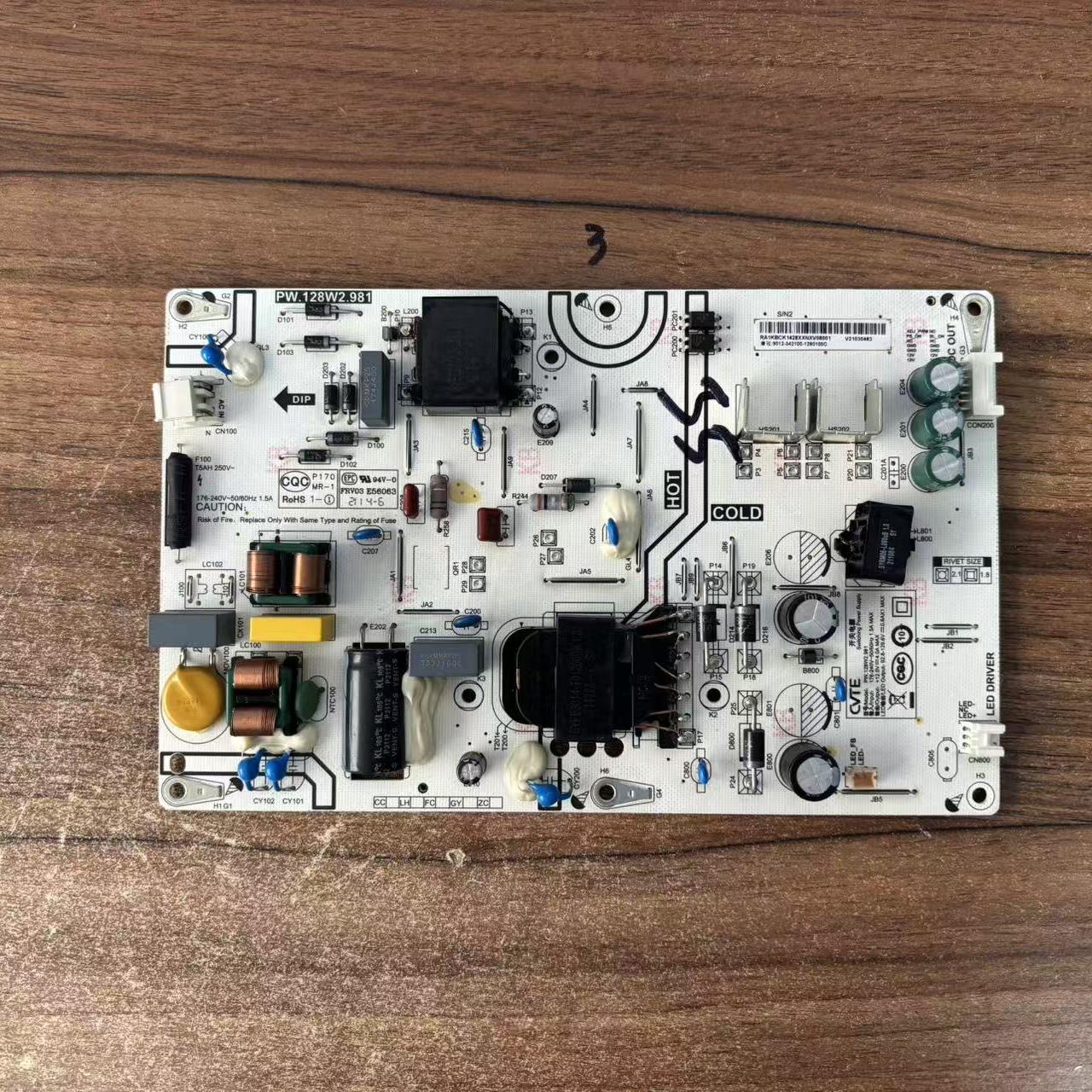 原装红米L55R6-A 小米L55M7-EA L43M7-ES电视电源板PW.128W2.981