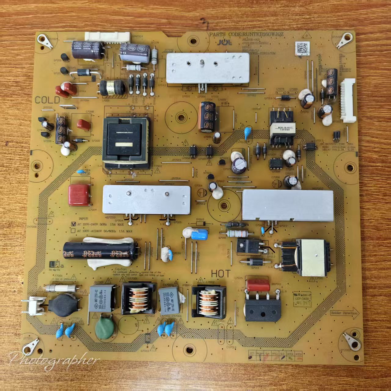 夏普LCD-46LX265A/NX265A电源板RUNTKB160WJQZ JSL2100-003测好发