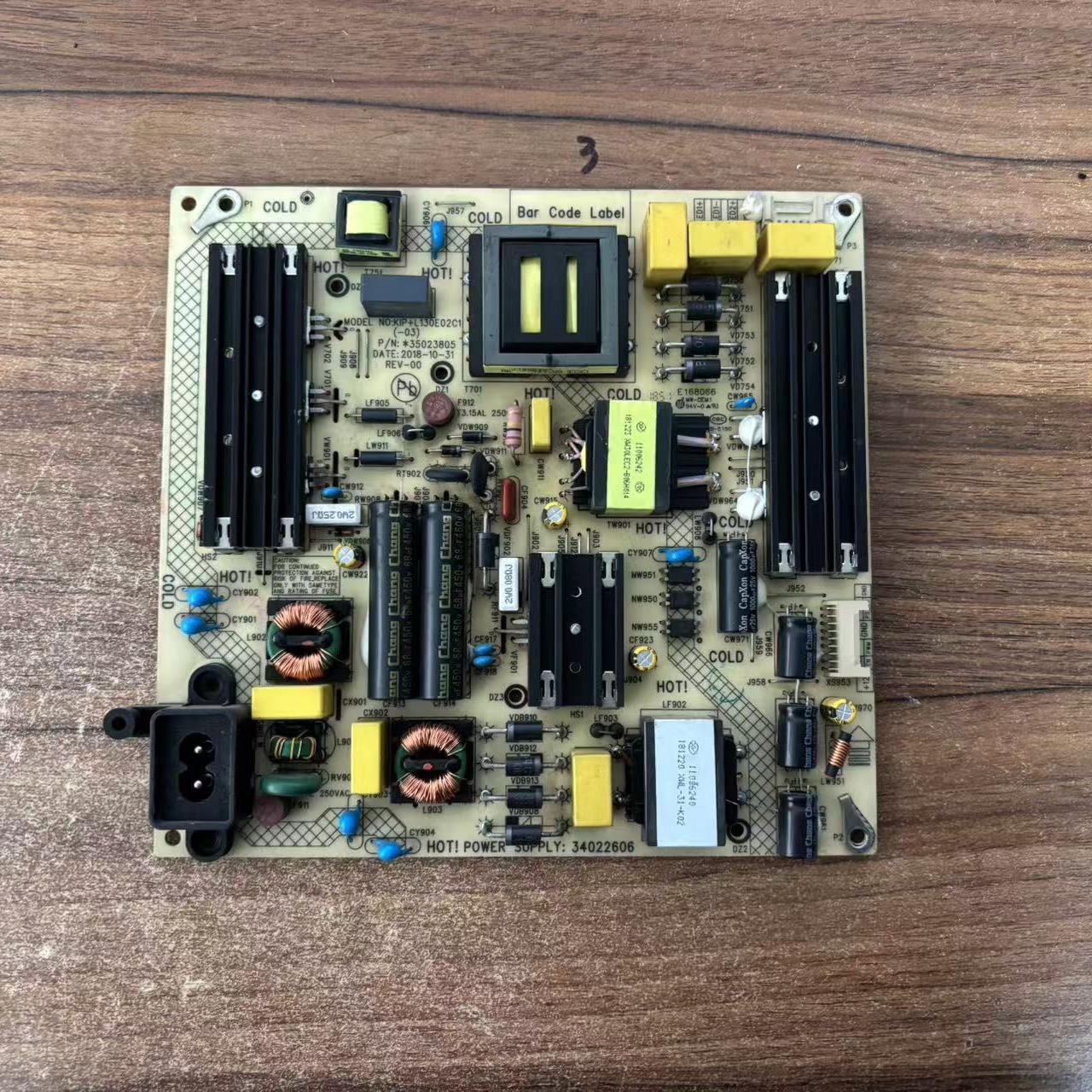 原装康佳LED55F1 电源板35023805 34022606 KIP+L130E02C1 测好