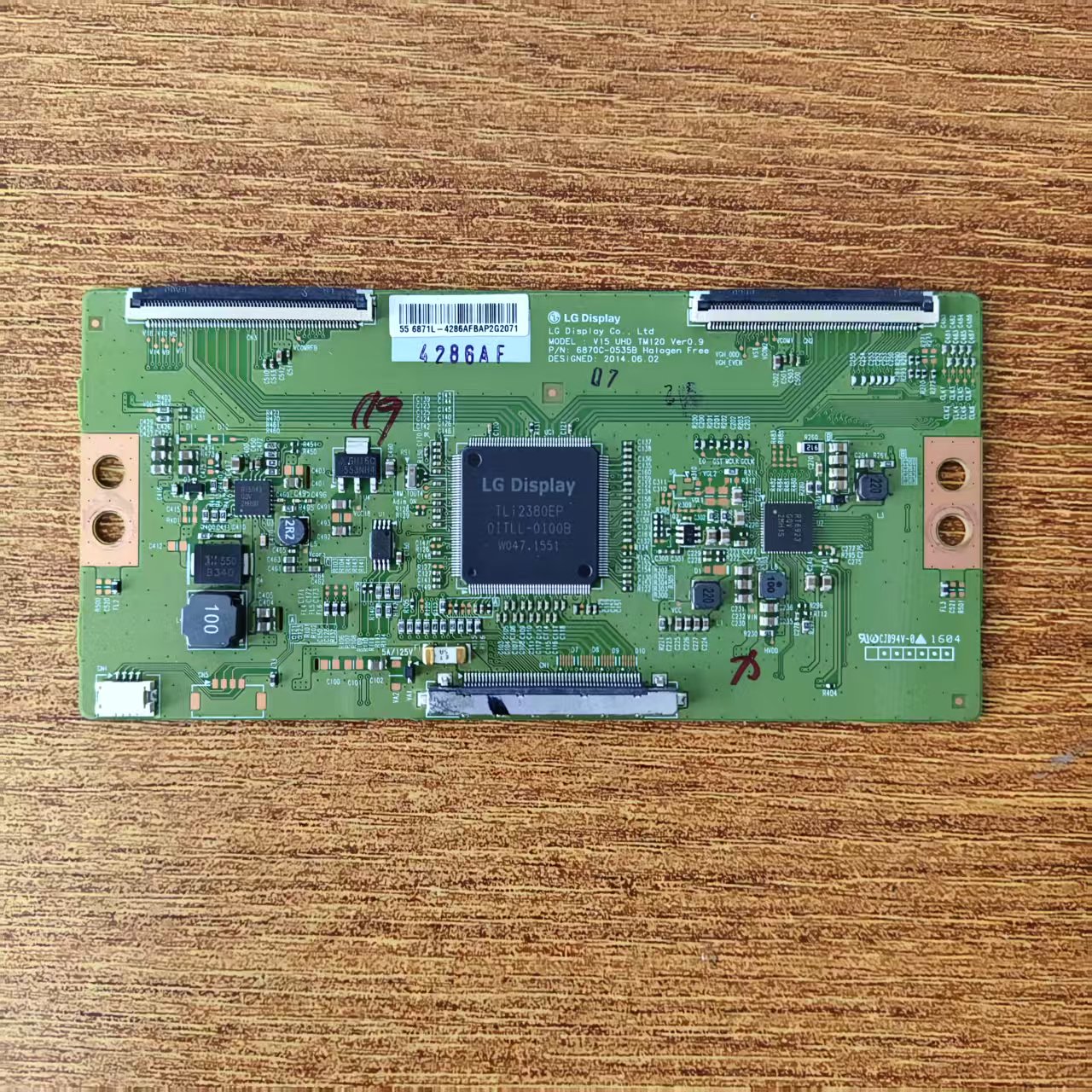 原装康佳 LED55G9200U电视逻辑板6870C-0535B V15 UHD TM120现货