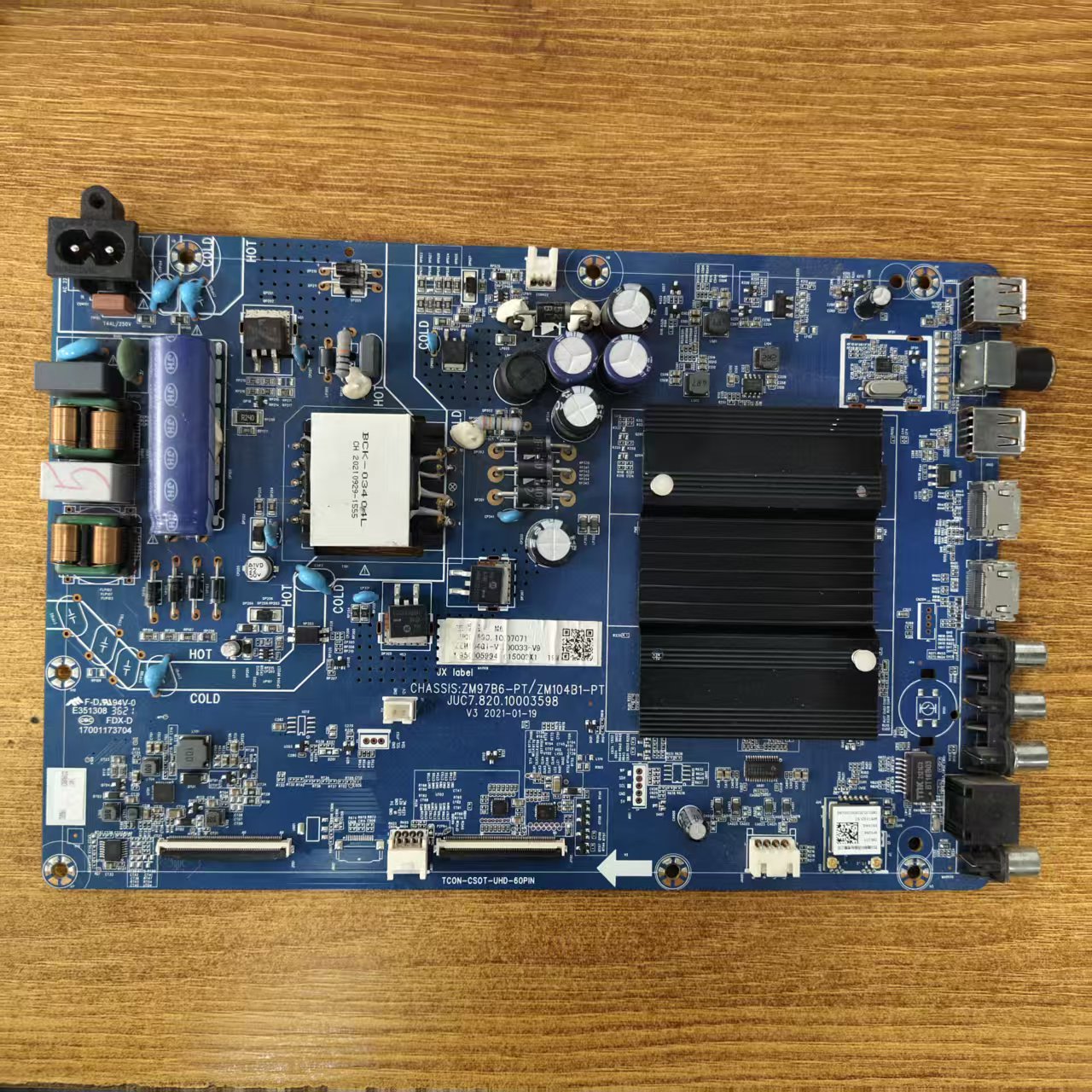 原装长虹55D4PS电视主板