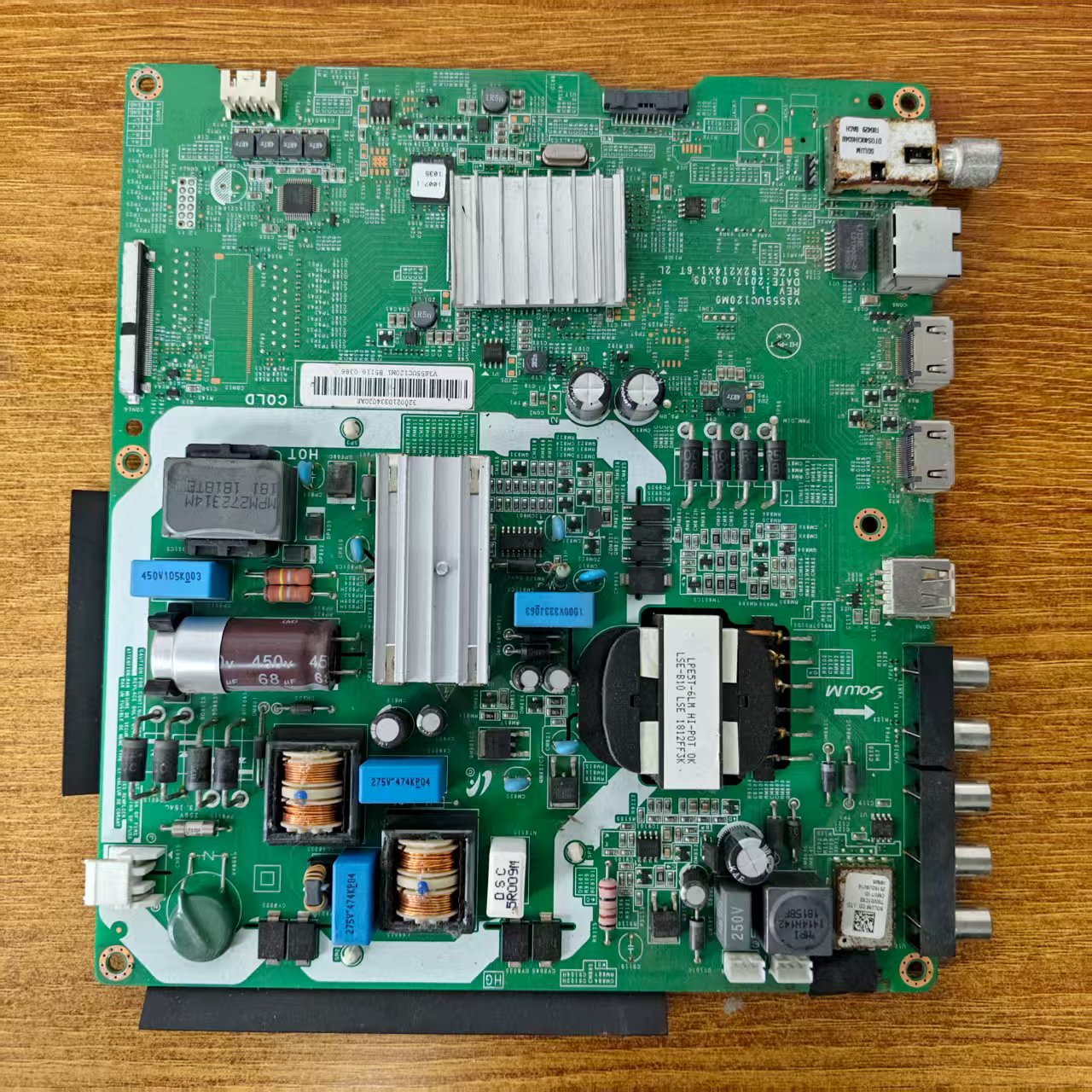 三星UA55MUF30ZJXXZ电视主板