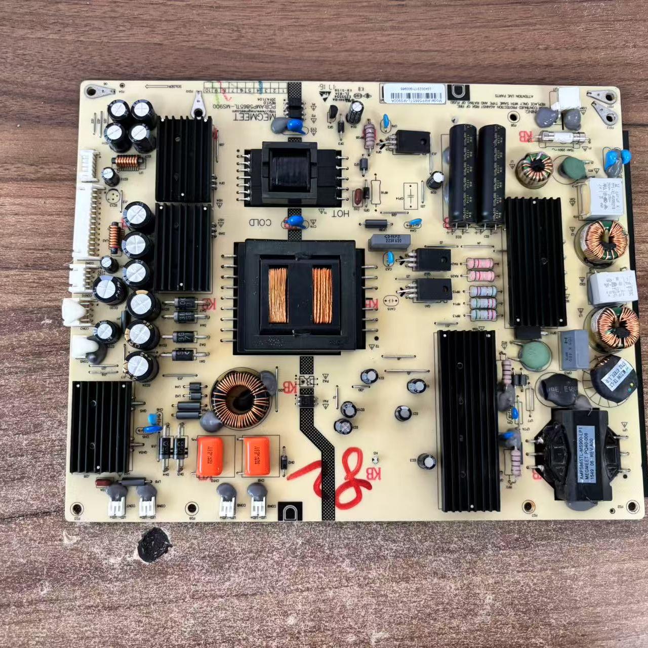 瀚丽美EHT65H60-ZTG EHT55H60-ZMG电源板AMP5865TL-MS900实物图