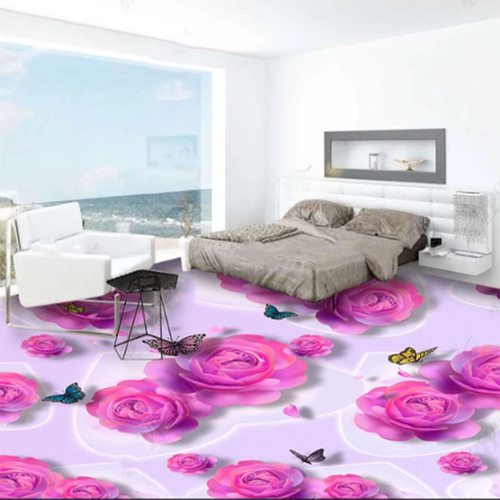 PVC仿瓷砖防滑防油防水地贴