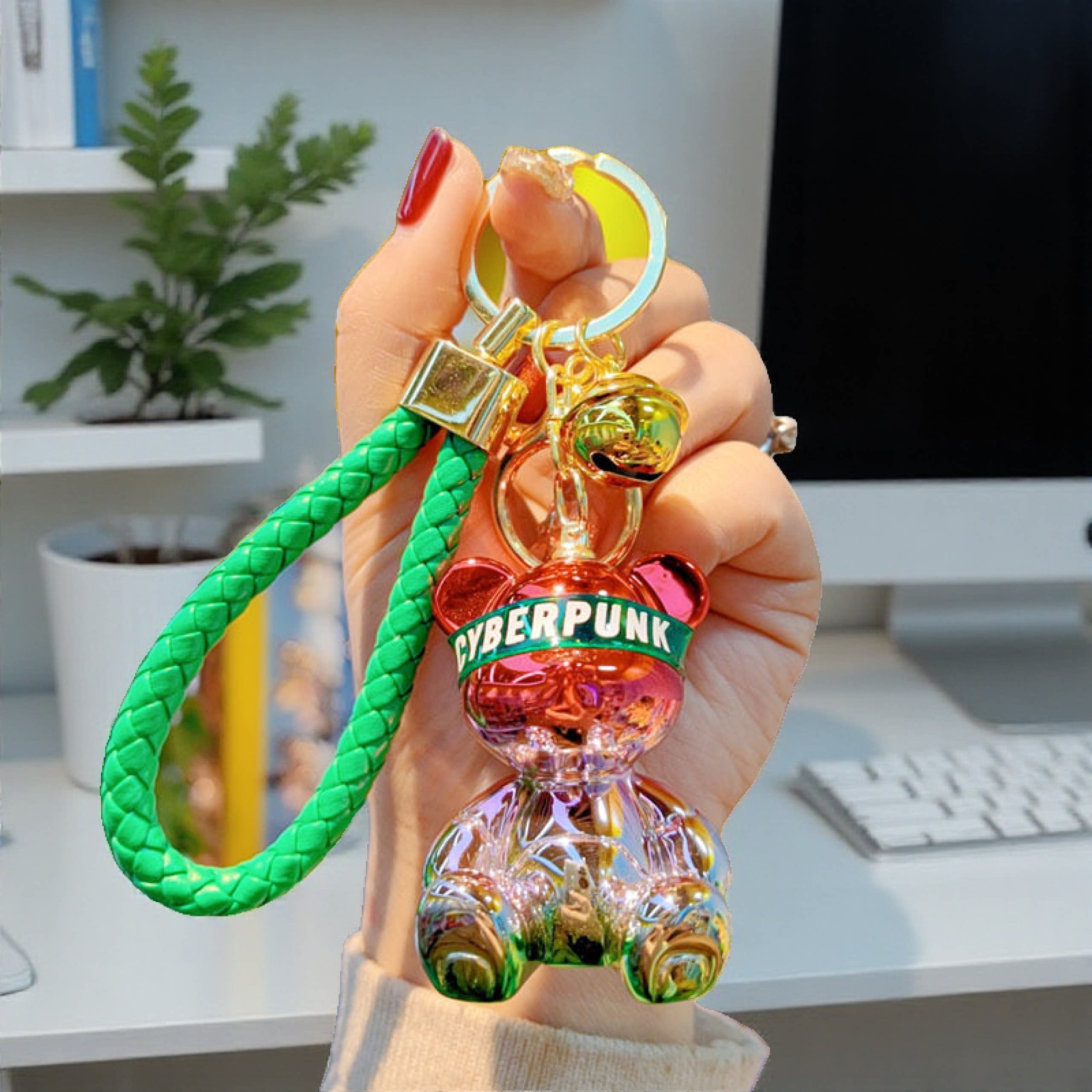 哇塞！好酷炫的小熊挂件