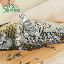 日本ECHO 鱼鳞刮 刮鱼鳞器不锈钢 去鱼鳞刨刀 鱼鳞刷 去鱼鳞工具