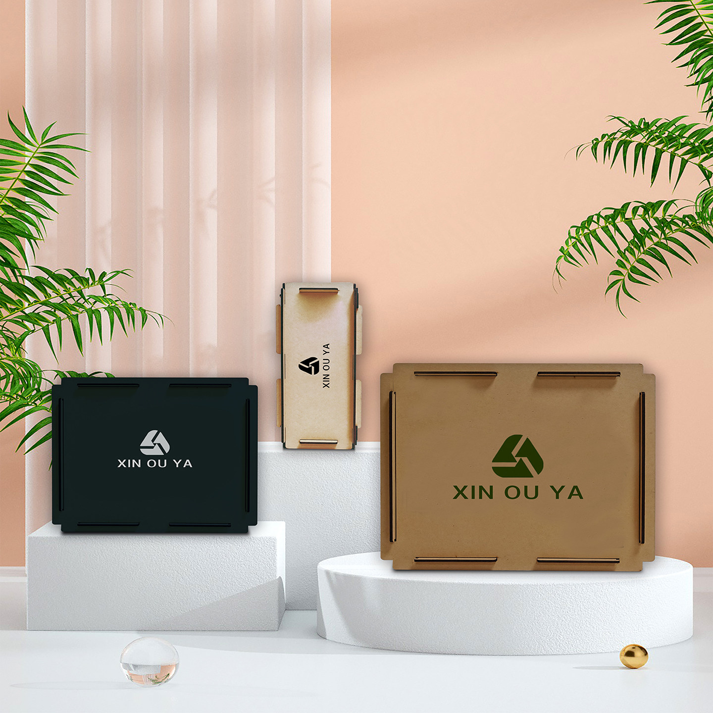 创意定制设计FSC环保榫卯盒