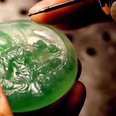 多欢喜翡翠玉石加工雕刻手镯抛光吊坠18k金镶嵌戒指玉器珠宝定制