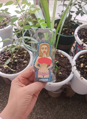 个性创意啤酒开瓶器美女立体造型冰箱贴