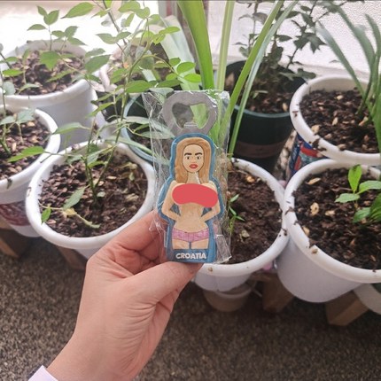 个性创意啤酒开瓶器美女立体造型冰箱贴