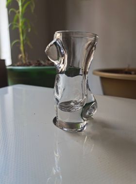 创意玻璃酒杯威士忌洋酒杯烈酒杯家用厚底白酒杯高颜值套装一口杯