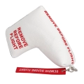 White Re Straight Putter Cover