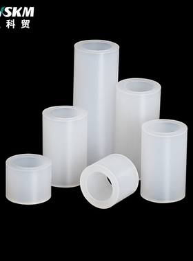 M4尼龙隔离柱圆形螺丝套管PCB板间隔柱绝缘垫圈LED空心套管灯柱套