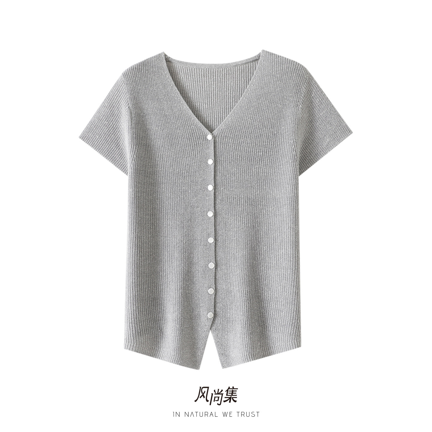 风尚集官方高端亚麻羊毛衫女