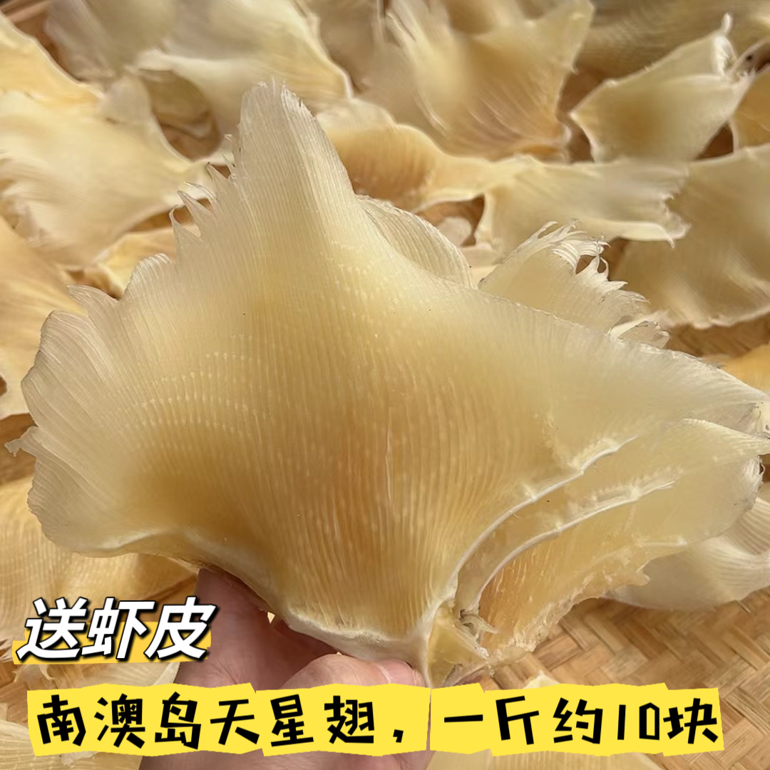 南澳今年新货海狗翅浦鱼软骨翅新鲜鮰鱼翅水产干货孕妇滋补煲汤食