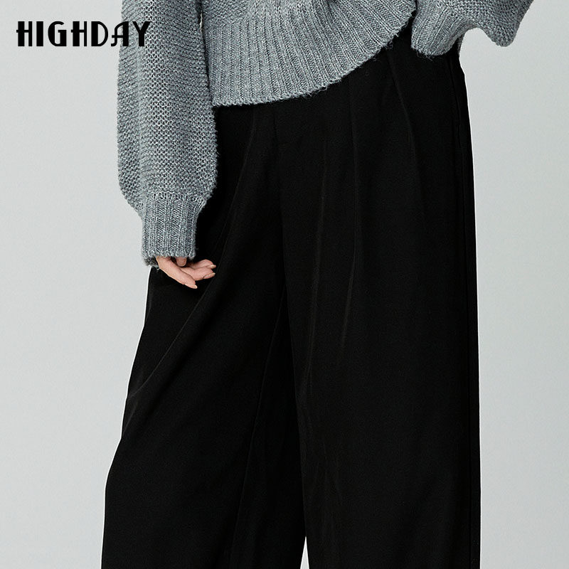 轩日长裤复古休闲裤女