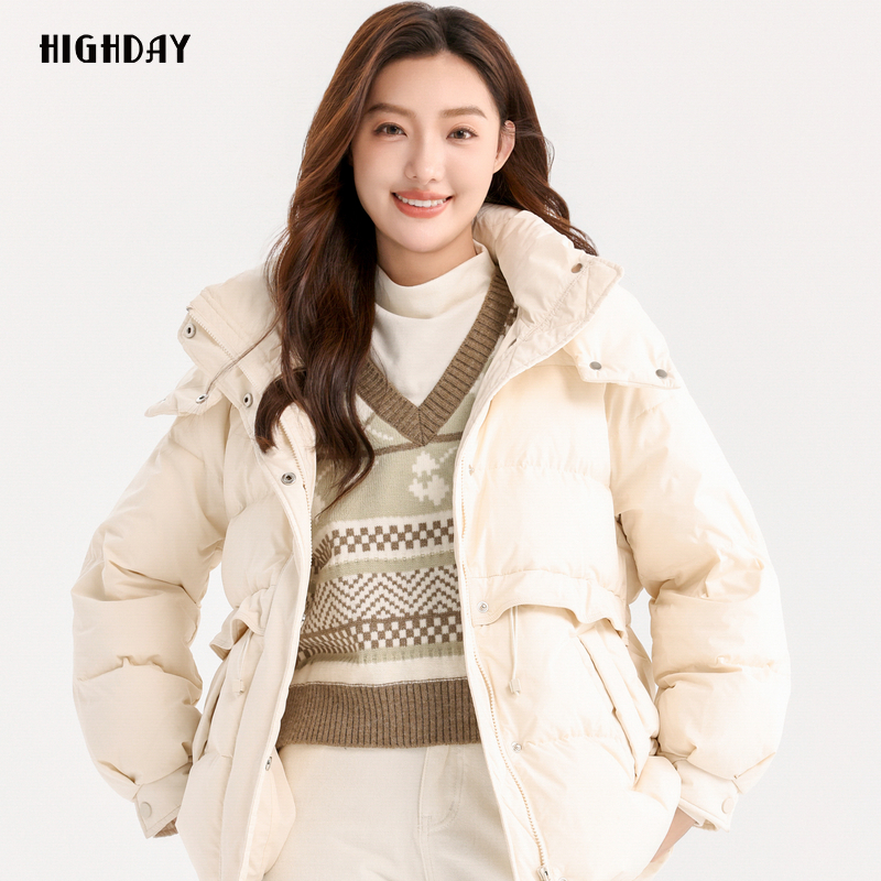 轩日宽松一手长羽绒服