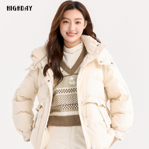 轩日宽松一手长羽绒服