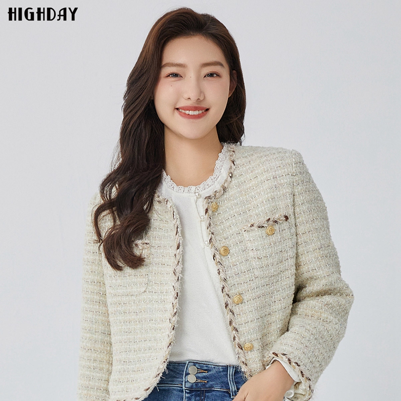 轩日小香风薄款长袖羽绒服