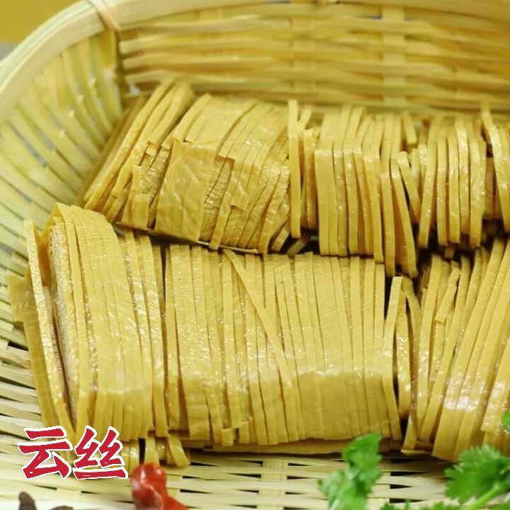 手工豆制品云丝豆腐丝凉拌菜干货400g包邮