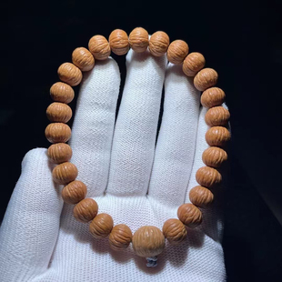 911精修凤羽手工精修原皮原色猴头核桃手串