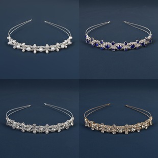 女童水钻小发箍儿童头饰超仙公主裙配饰女孩生日演出发饰时尚优雅