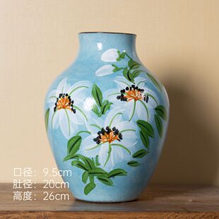 饰品鲜花水培 146景德镇陶瓷手绘花瓶简约现代家居客厅装 294 295