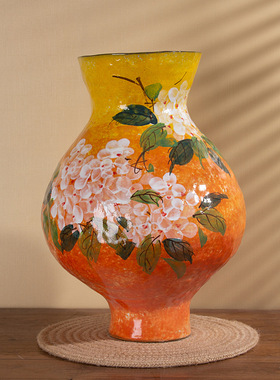 C083  Y10080-37 景德镇陶瓷花器室内桌面摆件花瓶