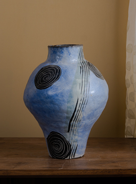 C0020-2 景德镇陶瓷花器室内桌面摆件