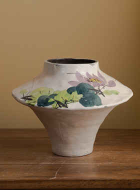 C071  C006-9 景德镇陶瓷花器室内桌面摆件花瓶