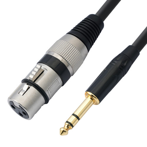 跨境热销大三芯TRS1/46.35转XLR