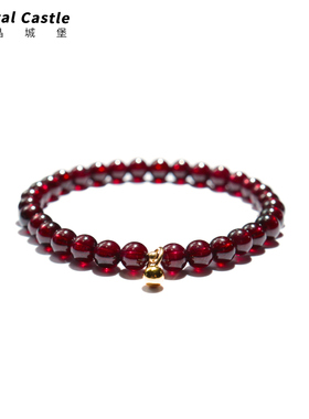 CrystalC天然石榴石转运珠手链女