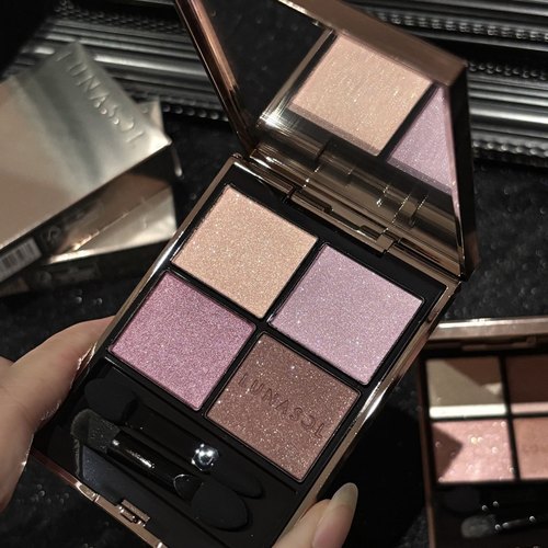 lunasol/日月晶采2025秋季四色眼影盘n09清透粉紫盘圣诞EX12 EX13