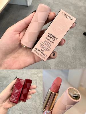 兰蔻棋盘格限定丝绒口红